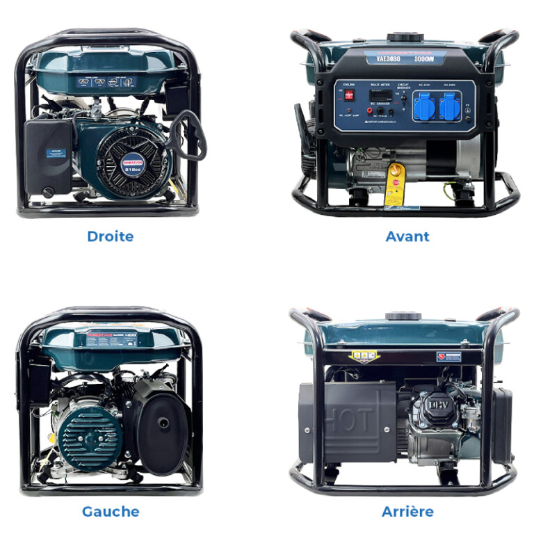 Groupe Électrogène 3000W HONESTPRO