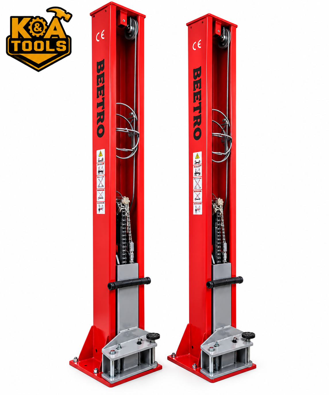 ELEVATEUR AUTO BEETRO 4 T 380V 2 COLONNES