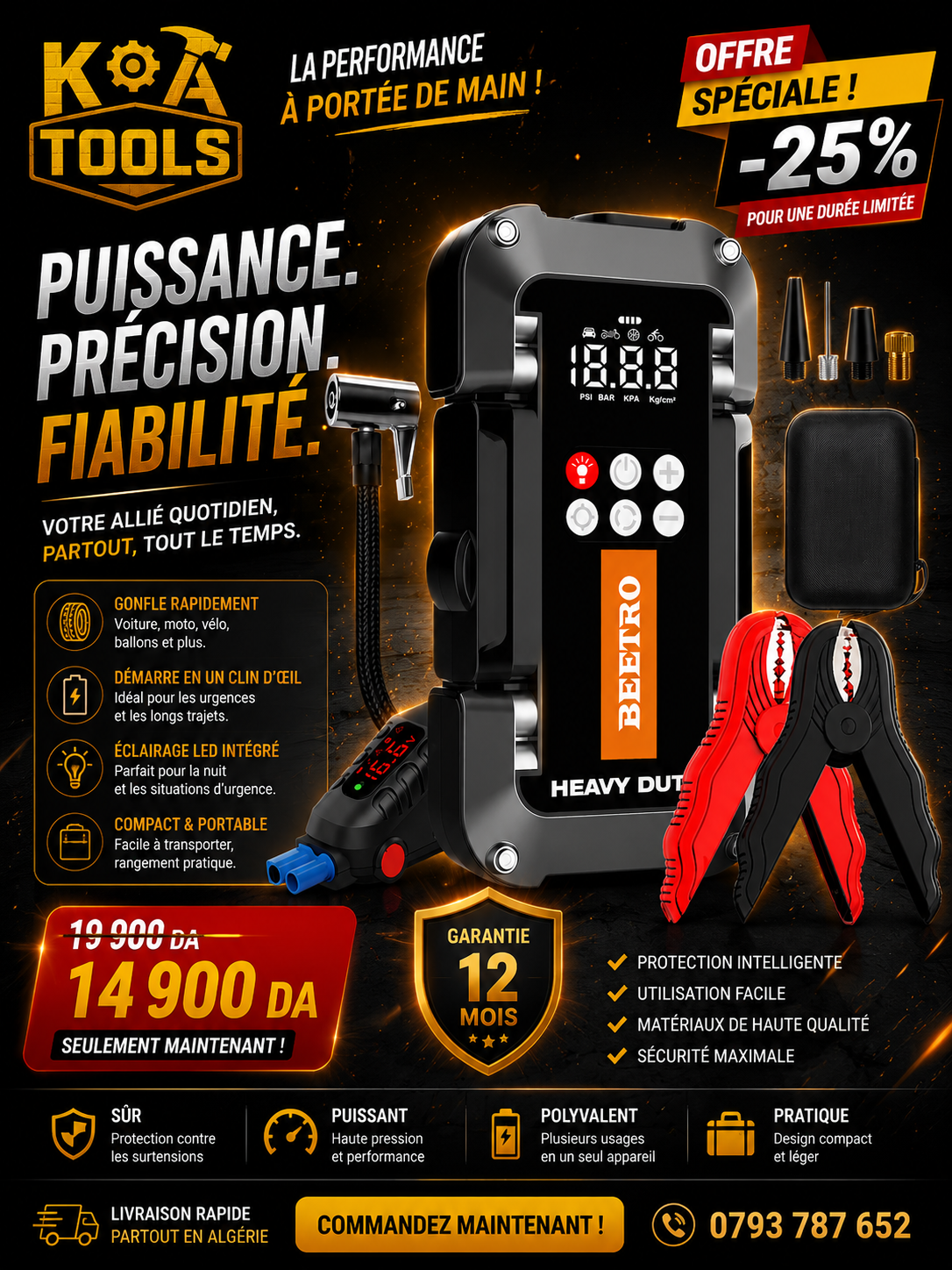 Booster de batterie BEETRO