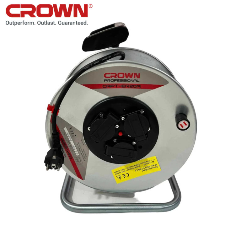Enrouleur de Câble 3 ports 20m Crown